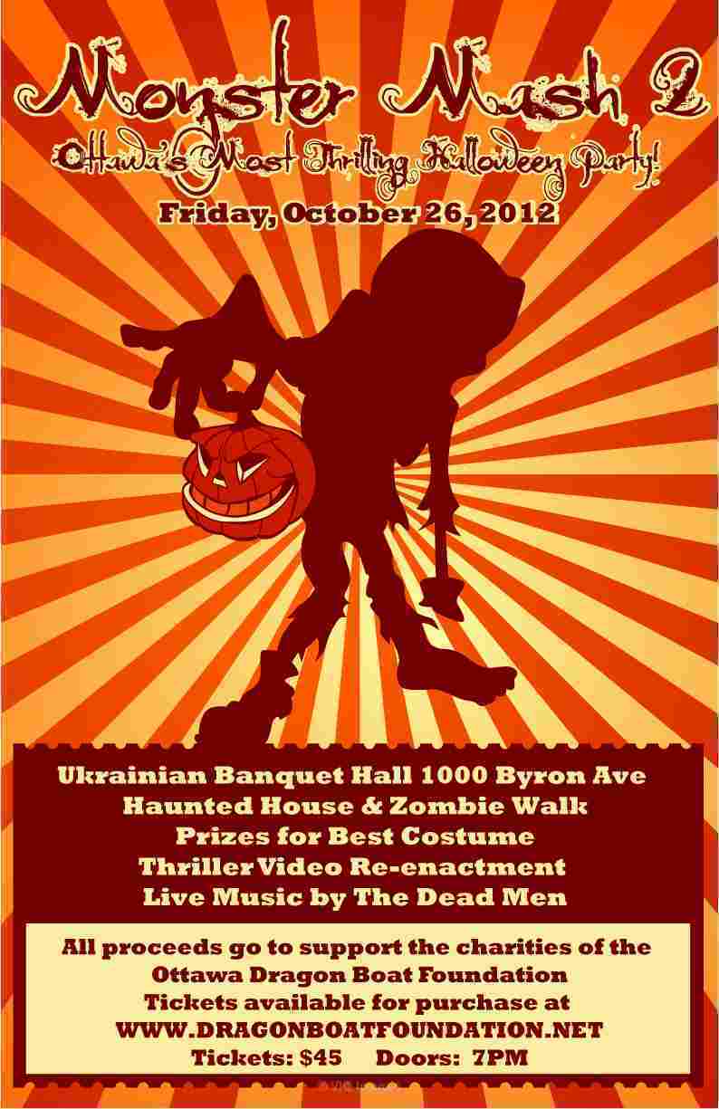 Ottawa Dragon Boat Foundation Annual Halloween Party- Monster Mash II - Photo 1