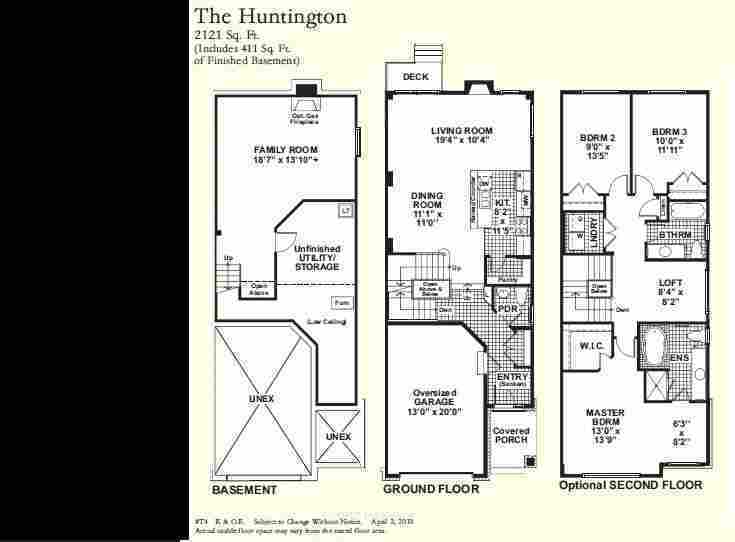 2121 sq ft Townhome for rent-$1700. 3 Bedroom+Den+2.5 Washroom+Basement - Photo 1