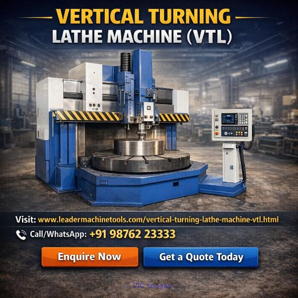 Vertical Turning Lathe Machine (VTL) Manufacturers in India - Photo 1
