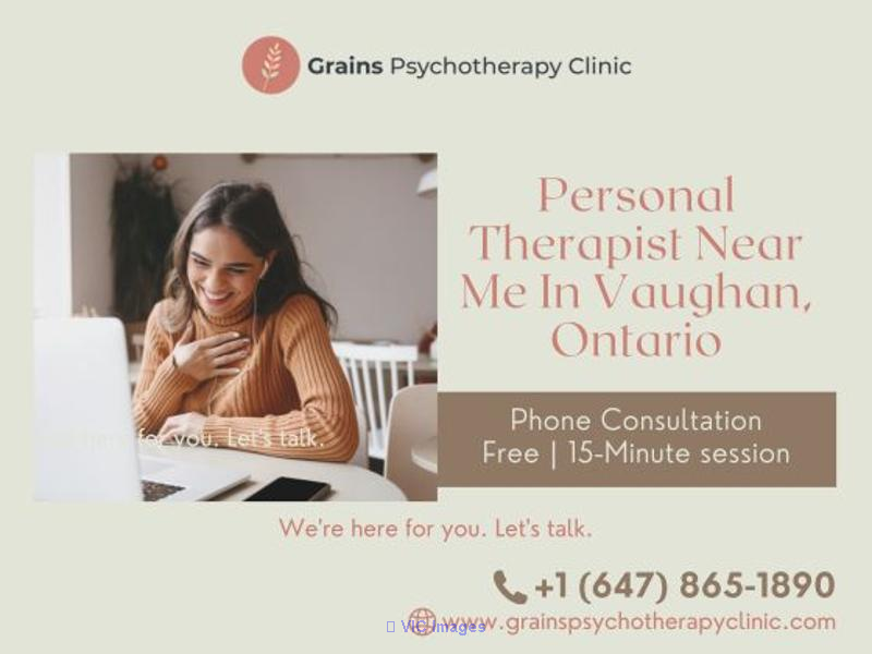 Personal Therapist in Vaughan, Ontario | Book Mental Wellness Support  - Photo 1