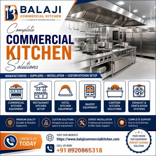 Commercial Kitchen Equipment Manufacturers in Delhi - Photo 1