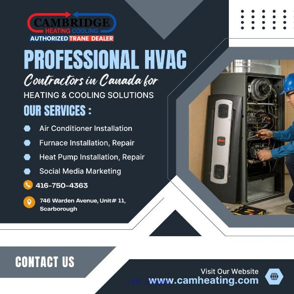 Professional HVAC Contractors in Canada for Heating & Cooling Solution - Photo 1