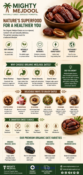 Nature`s Superfood: Discover the Power of Organic Medjool Dates  - Photo 1